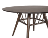 Everton 5 Piece Round Dining Room Set in Dark Walnut Finish by Coaster - COA-108891 - Image 5 of 0