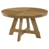 Danvers 5 Piece Round Dining Room Set in Brown Oak and Latte Finish by Coaster - COA-109150 - Image 3 of 0