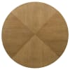 Danvers 5 Piece Round Dining Room Set in Brown Oak and Latte Finish by Coaster - COA-109150 - Image 5 of 0