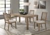 Scottsdale 5 Piece Rectangular Dining Room Set in Brown Washed Finish by Coaster - COA-109181 - Image 1 of 0