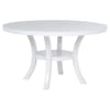 Judd 5 Piece Round Dining Room Set in Pearl White Finish by Coaster - COA-109330 - Image 4 of 0