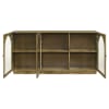 Castlewood Sideboard with Arched Glass Doors in Brown Oak Finish by Coaster - COA-109355 - Image 5 of 0