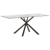 Carvell 5 Piece Rectangular Sintered Stone Dining Room Set in Mirage White and Blue by Coaster - COA-109371-107792 - Image 3 of 0
