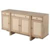 Kailani 4-Door Cane Sideboard Storage Cabinet in Beige Oak Finish by Coaster - COA-109385 - Image 5 of 0