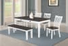 Kingman 5 Piece Dining Set in Espresso and White Finish by Coaster - 109541 - Image 1 of 0