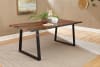 Ditman 6 Piece Dining Set in Grey Sheesham Black Finish by Coaster - 110181-6G - Image 4 of 0