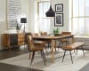 Partridge 5 Piece Dining Set in Natural Sheesham Finish by Coaster - 110571 - Image 2 of 0