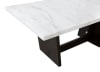 Osborne White Marble Top Table 5 Piece Dining Set in Rustic Espresso Finish by Coaster - 115511 - Image 4 of 0