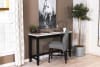 Toby Rectangular Marble Top Counter Height Table 3 Piece Set in Espresso Finish by Coaster - 115528 - Image 2 of 0