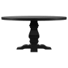 Florence 5 Piece Round Dining Room Set in Black and Light Grey Finish by Coaster - COA-115530-100749 - Image 5 of 0