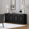 Florence 4-Door Dining Sideboard Buffet in Distressed Black Finish by Coaster - COA-115535 - Image 1 of 0