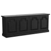 Florence 4-Door Dining Sideboard Buffet in Distressed Black Finish by Coaster - COA-115535 - Image 2 of 0