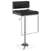 Abiline 3 Piece Round Glass Top Bar Set in Chrome Finish by Coaster - COA-120341 - Image 3 of 0