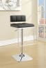 Abiline 3 Piece Round Glass Top Bar Set in Chrome Finish by Coaster - COA-120341 - Image 5 of 0