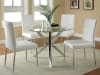 Vance 5 Piece Round Glass Top Dining Set by Coaster - 120760 - Image 1 of 0