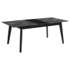 Crestmont 5 Piece Extension Leaf Dining Room Set in Black Finish by Coaster - COA-121251 - Image 3 of 0