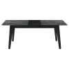 Crestmont 5 Piece Extension Leaf Dining Room Set in Black Finish by Coaster - COA-121251 - Image 4 of 0