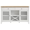 Hollis Two Door Farmhouse Sideboard in Brown and White Finish by Coaster - COA-122245 - Image 3 of 0