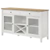 Hollis Two Door Farmhouse Sideboard in Brown and White Finish by Coaster - COA-122245 - Image 5 of 0