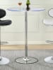 Thea LED Bar Table 3 Piece Set in Chrome Finish by Coaster - 122400 - Image 2 of 0