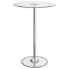 Thea LED Bar Table 3 Piece Set in Chrome Finish by Coaster - 122400 - Image 3 of 0
