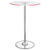 Thea LED Bar Table 3 Piece Set in Chrome Finish by Coaster - 122400 - Image 4 of 0