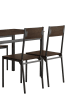 Lana 5 Piece Rectangular Dining Room Set in Brown and Black Finish by Coaster - COA-150505 - Image 3 of 0