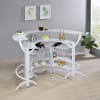 photo of Contemporary Modular 3 Piece White Metal Bar Unit by Coaster - 182136-S3 - Image 2 of 0