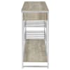 Melrose 2-Drawer Home Bar Storage with Wine Rack in Grey Finish by Coaster - COA-182275 - Image 5 of 0