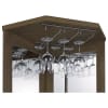 Alviso Corner Bar Cabinet in Rustic Oak Finish by Coaster - 182303 - Image 4 of 0