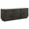 Dennis Marble Top 3-Door Sideboard Buffet in Tobacco Grey and White Marble Finish by Coaster - COA-190655 - Image 5 of 0