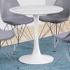 Arkell 5 Piece Dining Set in White Finish by Coaster - 193041 - Image 2 of 0