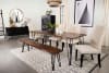 Neve Live Edge Table 5 Piece Dining Set in Sheesham Grey Finish by Coaster - 193861 - Image 1 of 0