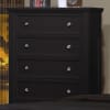 Sandy Beach 5 Drawer Chest in Black Finish by Coaster - 201325 - Image 1 of 0
