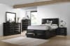 Briana 6 Piece Bookcase Bed Bedroom Set in Black Finish by Coaster - 202701 - Image 1 of 0