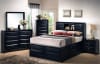 Briana 6 Piece Bookcase Bed Bedroom Set in Black Finish by Coaster - 202701 - Image 2 of 0