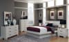 Jessica Platform Bed 6 Piece Bedroom Set in White Finish by Coaster - 202990 - Image 1 of 0