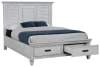 Franco Storage Bed in Antique White Finish by Coaster - 205330Q - Image 3 of 0