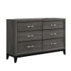 Watson 6 Piece Bedroom Set in Grey Oak Finish by Coaster - 212421 - Image 4 of 0
