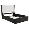 Leandro 6 Piece Queen Bedroom Set in Burnished Black Finish by Coaster - 222491Q-S4 - Image 4 of 0