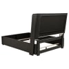 Leandro 6 Piece Queen Bedroom Set in Burnished Black Finish by Coaster - 222491Q-S4 - Image 5 of 0