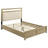 Hendricks 6 Piece Queen Bedroom Set in Light Oak Finish by Coaster - 222651Q-S4 - Image 4 of 0