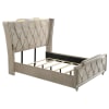 Lorient Queen LED Upholstered Bed in Ivory and Camel Finish by Coaster - 222661Q - Image 4 of 0