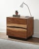 Winslow Platform Bed in Smokey Walnut and Coffee Bean Finish by Coaster - 223250Q - Image 4 of 0