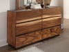 Winslow Platform Bed in Smokey Walnut and Coffee Bean Finish by Coaster - 223250Q - Image 5 of 0