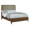 Maderia Upholstered Queen Panel Bed in Walnut Finish by Coaster - COA-223321Q - Image 3 of 0