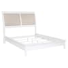Bexhill Upholstered Queen Panel Bed in White Finish by Coaster - COA-223471Q - Image 5 of 0