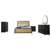 Arini 6 Piece Queen Bedroom Set in Black and Natural Finish by Coaster - 224330Q-S4 - Image 2 of 0