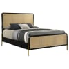 Arini 6 Piece Queen Bedroom Set in Black and Natural Finish by Coaster - 224330Q-S4 - Image 3 of 0