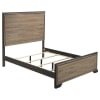 Baker Bed in Brown and Light Taupe Two Tone Finish by Coaster - 224461Q - Image 3 of 0